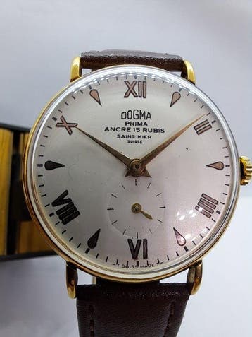 Dogma - Prima – Ancre 15 Rubis – Swiss Made – ca. años 1950, Nieuw