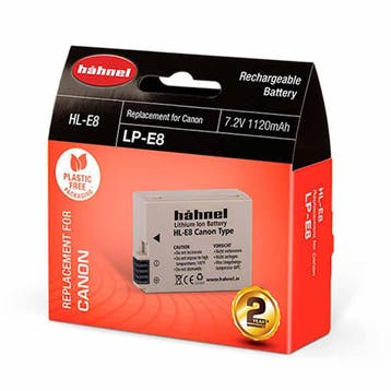 Hähnell HL-E8 Canon met garantie, Audio, Tv en Foto, Accu's en Batterijen, Ophalen of Verzenden, Gebruikt