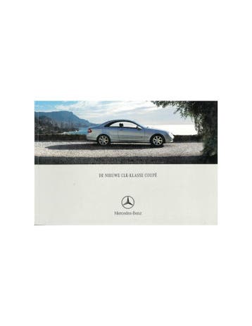 2002 MERCEDES BENZ CLK COUPÉ BROCHURE NEDERLANDS, Boeken, Nieuw, Author