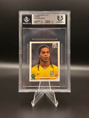 Beckett Bgs 8.5 Panini Africa World Cup 2010 Ronaldinho #500, Verzenden, Zo goed als nieuw, Losse kaart