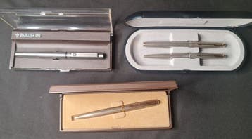 Parker - Vintage Parker Writing Lot of 4: Sterling Silver 75, Nieuw