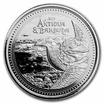 EC8 - Antigua en Barbuda Frigate Bird 1 oz 2021, Verzenden, Midden-Amerika, Losse munt, Zilver