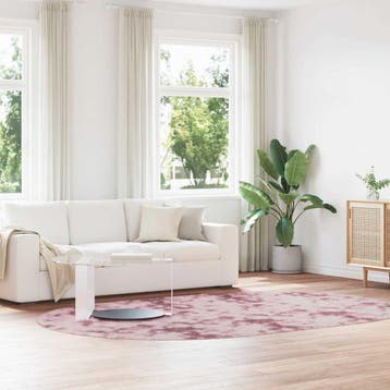 vidaXL Hoogpolig vloerkleed NAVARRA 300x200 cm polyester, Verzenden, Nieuw, Roze