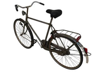Klassieke herenfiets – vintage grijze transportfiets met bag, Ophalen of Verzenden, Nieuw