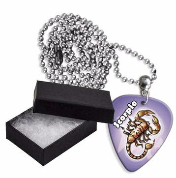 Schorpioen plectrum ketting, sleutelhanger of oorbellen, Ophalen of Verzenden, Nieuw