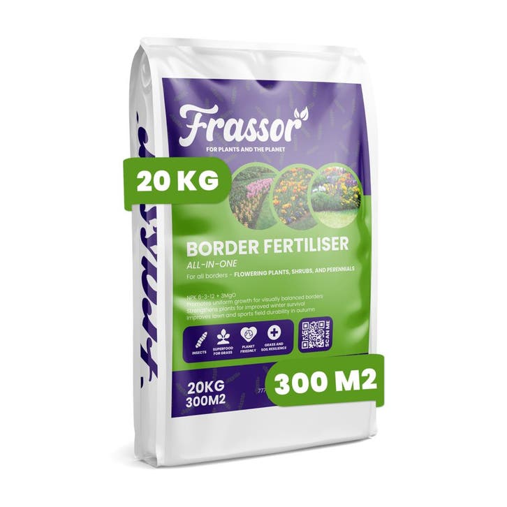 Frassor Bordermeststof Alles-in-één - 20 kg voor 300 m2, Tuin en Terras, Aarde en Mest, Mest, Verzenden