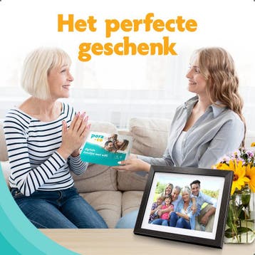Pora WF-805T Digitale Fotolijst - Zwart - Frameo WiFi, Verzenden