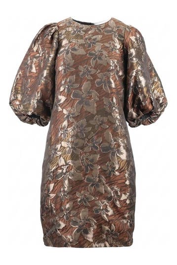 Notre-V Jurk in maat M Brons, Kleding | Dames, Notre-V, Verzenden, Zo goed als nieuw, Overige kleuren