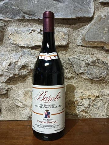 2017 Cascina Fontana, Castiglione Falletto - Barolo - 1 Fles, Nieuw