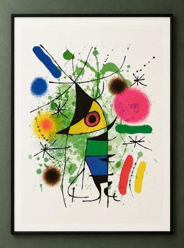 Joan Miró (1893-1983) (after) - The Singing Fish -