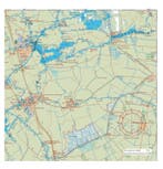 Kaartkussen Grou - Eernewoude, Watersport en Boten, Ophalen of Verzenden, Nieuw