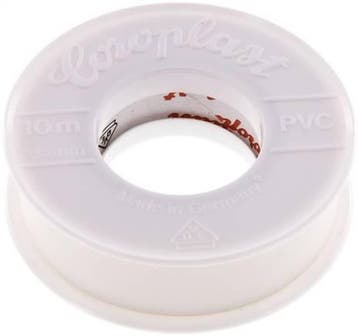 Elektrische Isolatietape Vde-Getest 15mm/10m Wit [10 Stuks], Verzenden, Nieuw