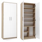 Kantoorkast-Kledingkast licht eiken wit (Kledingkasten), Huis en Inrichting, Kasten | Kledingkasten, Verzenden, Nieuw, 50 tot 100 cm