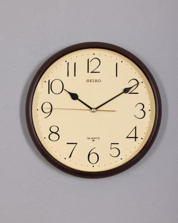 Wandklok - Seiko - Industrial Plastic - 1990-2000