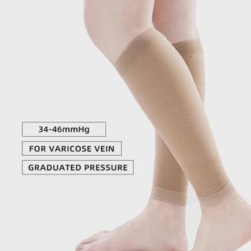 Plus Size Compressie Kuitmouwen (S-5XL) - 30-40mmHg - Tegen, Verzenden, Nieuw