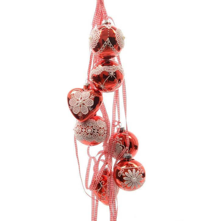 Glazen kerstballenhanger, Diversen, Kerst, Verzenden