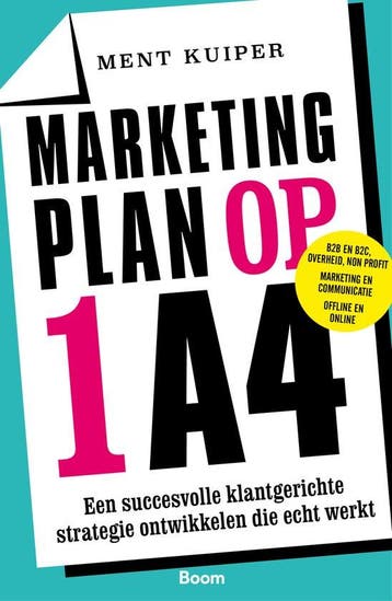 9789024426331 Marketingplan op 1 A4 | Tweedehands, Boeken, Verzenden, Zo goed als nieuw, Ment Kuiper