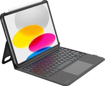 2dekans | Belkin Everyday Cradle Keyboard Folio - iPad 10e -, Computers en Software, Windows Tablets, Ophalen of Verzenden, Zo goed als nieuw
