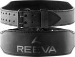 Reeva Lifting Belt met Dubbele Gesp - Maat L - 6 mm - Zwart, Sport en Fitness, Ophalen of Verzenden, Zo goed als nieuw