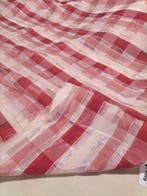 Fantastica organza a quadri rossi- made in Italy -