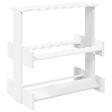 vidaXL Biljartkeu standaard Bewerkt hout 60 x 35 x 60 cm Wit, Sport en Fitness, Biljarten en Poolen, Verzenden, Nieuw