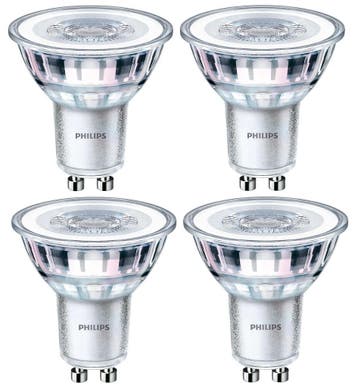 4 stuks Philips LED GU10 3.5W/840 Koel Wit 36º 275lm Niet.., Ophalen of Verzenden, Nieuw