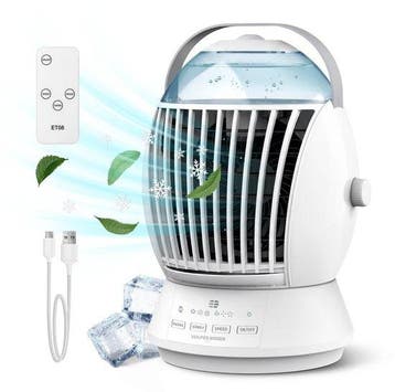 2dekans | Vulpes Goods® Tech - Mini Airco ELITE - Mobiele, Witgoed en Apparatuur, Ophalen of Verzenden, Zo goed als nieuw