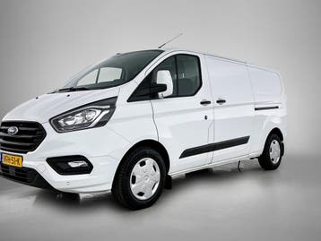 Ford Transit Custom 320 2.0 TDCI Automaat 131PK L2H1 / 2x Sc, Automaat, Stof, Gebruikt, Wit