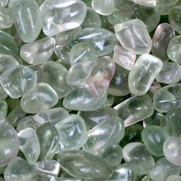 2 kg! - Groene amethist - getrommelde stenen - XL-lot- 2 kg