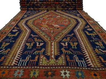 Sumakh Kelim - Gereinigd - Vloerkleed - 315 cm - 101 cm, Nieuw