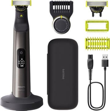 Philips OneBlade Pro 360 Face + Body – Zilver - Trimmer,, Verzenden, Nieuw