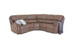 5-Zits Relaxbank - River - Bruin - Microvezel - Jörn, Huis en Inrichting, Verzenden, Nieuw