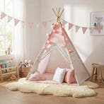 Tipi Tent Binnen Buiten | Roze | A-kwaliteit | Beste Prijs, Kinderen en Baby's, Speelgoed | Buiten | Speelhuisjes, Ophalen of Verzenden