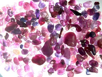 Ct. 101,00 gemengde kleur saffier uit Burma - Exclusieve