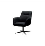 Draaifauteuil Rex - fauteuils - Zwart, Huis en Inrichting, Nieuw, Zwart, Stof