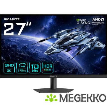 Gigabyte G27Q26 27  Quad HD 260Hz IPS Gaming monitor, Verzenden, Nieuw, Gigabyte