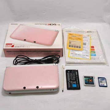 Nintendo - 3DS xl - Pink & White (CIB) - Matching Serial,, Nieuw