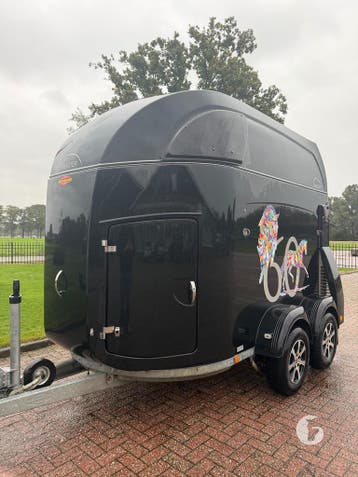 Prachtige Bockmann Master alu bodem! Met Zadelkamer!, Ophalen, Zo goed als nieuw, Aluminium, 2-paards trailer