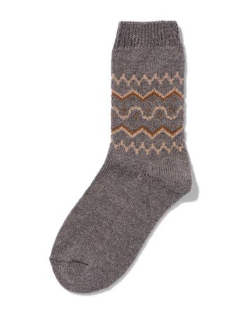 HEMA Dames crewsokken Noors grijsmelange 3=40% / 2=20%, Verzenden, Nieuw