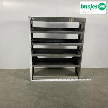 Aluca bedrijfswageninrichting 1260x420x1550mm (2854), Ophalen of Verzenden