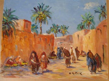 Bruno Retaux (1947) - Bled au Maroc, Antiek en Kunst