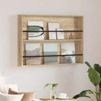 vidaXL Tijdschrift Rek Sonoma Eiken 100 x 12 x 70 cm Bewerkt, Huis en Inrichting, Woonaccessoires | Krantenbakken en Lectuurbakken