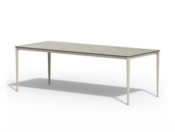 Tierra Outdoor Elegante tuintafel champagne met Trespa, Ophalen of Verzenden, Nieuw