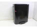 Brabantia Bo Prullenbak - 2 x 30 liter - Afvalscheiding -, Verzenden, Zo goed als nieuw