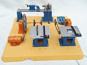 Stoommachine - Prefo - Legering - 1950-1960 - Plateau met, Antiek en Kunst