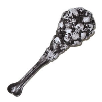 Doodshoofd knuppel met schedels 42 cm - Piraten accessoires, Ophalen of Verzenden, Nieuw
