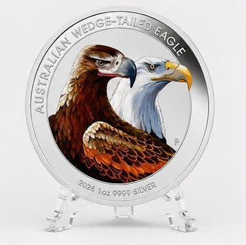 Australië. 1 Dollar 2026 – Wedge-Tailed Eagle – 1 oz Silver