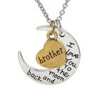 Fako Bijoux - Ketting - Brother, I Love You To The Moon And, Verzenden, Nieuw