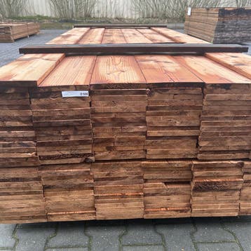 Thermo Vuren Geschaafde Plank 3000x185x18mm, Ophalen of Verzenden, Nieuw