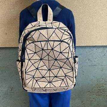 Kurk rugtas - Geometrisch Lisboa - Schooltas, Ophalen of Verzenden, Nieuw